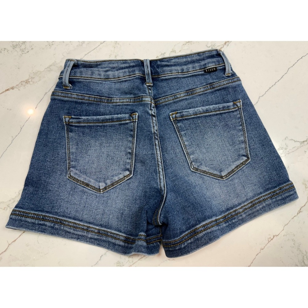 Risen Size Small Denim Shorts RD16532 - Picture 2 of 4